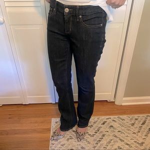 Express Dark Wash Bootcut Jeans